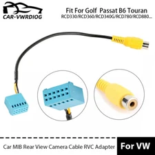 MIB Car Rear View Camera RVC Cable Adapter For VW Golf Passat B6 Touran RCD330