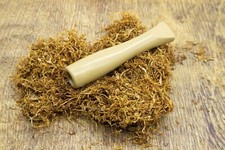 Mundst&uuml;ck Zigarettenspitz 6 cm aus Kunstoff beige f&uuml;r Standard Zigaretten &Oslash; 7 mm