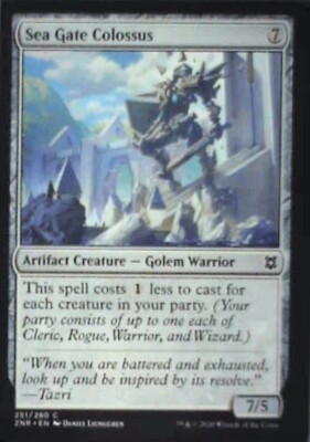 Sea Gate Colossus - Zendikar Rising: #251, Magic: The Gathering Nm R229