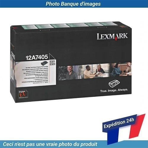 Cartouche Lexmark 12A7405 Noir pour resoudre les pannes de toner sur imprimante E321
