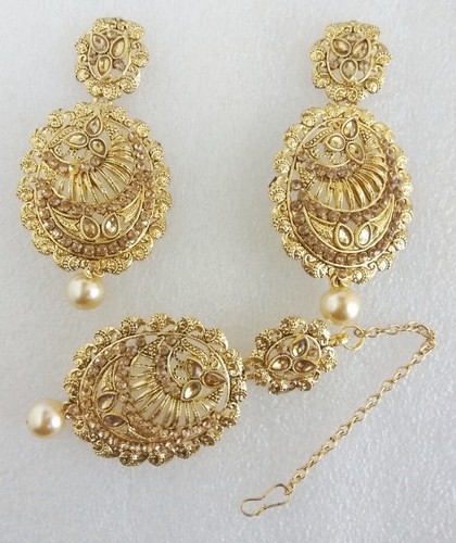 Boucles d'oreilles indiennes argent oxydé ethnique traditionnel style