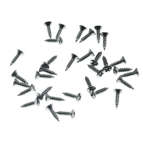 30pcs Stainless Steel #3 Pickguard &Back Plate Screws for USA Gibson Les Paul/SG - Picture 12 of 18