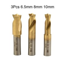 3pcs 6.5mm 8mm 10mm HSS Spot-Weld Cutter Welding Drill Bit Untersink Bit New