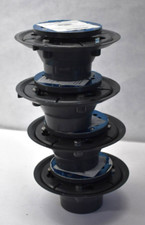Jones Stephens Lote de 4 Escurridores de Suelo de Ducha Ajustables PVC Redondos 2"x3" D50001R