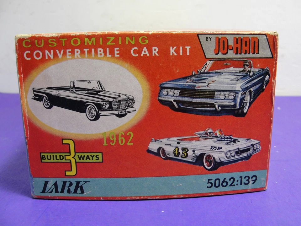 Vintage Jo-Han 1962 Studebaker Lark 3-Way 1/25 Maquette Kit W/ Boîte - Image 3 of 4