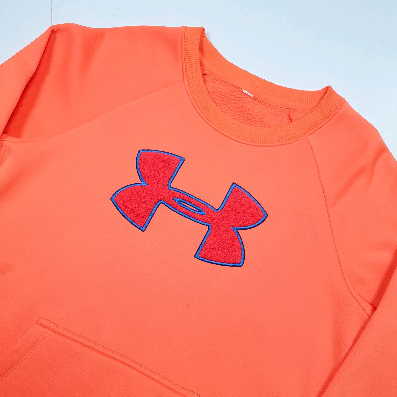 Mens UNDERARMOUR Cotton Crewneck Jumper Sweatshirt S image 2