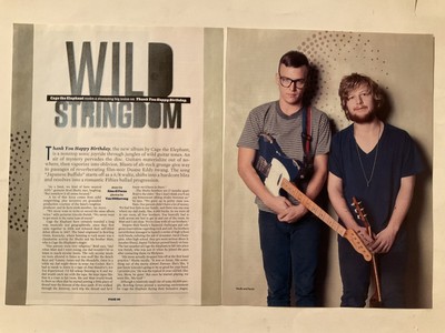 Cage The Elephant Band Print Ad Article 2011 3 Page New Album Original 11-1