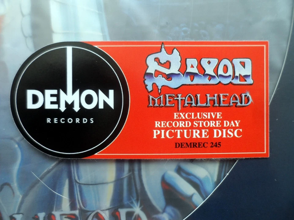 SAXON - METALHEAD LP PICTURE DISC VINYL 2018 RSD *NEW- CREASED SLEEVE* - Image 3 of 4