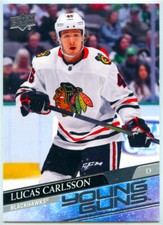 2020-21 UPPER DECK YOUNG GUNS #212 LUCAS CARLSSON ROOKIE RC MINT RAW (TL-7036)