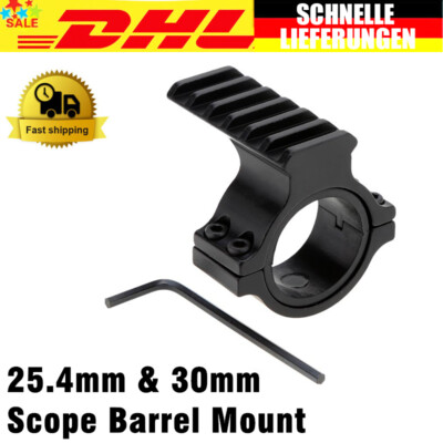 25.4/30mm Zielfernrohr Halterungsringadapter Mit 20mm Weaver Picatinny Schiene!~