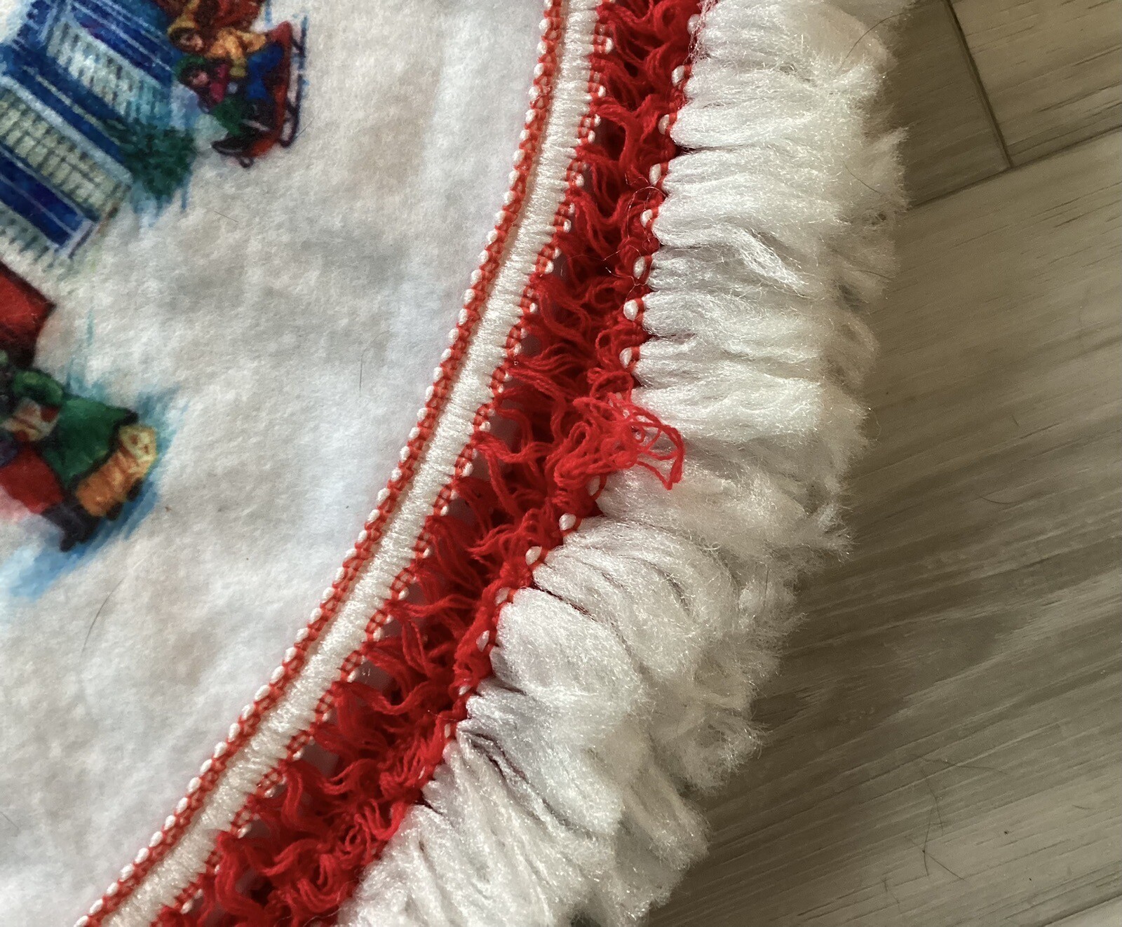 Vintage 1970’s Christmas Tree Skirt eBay