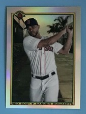 XANDER BOGAERTS 2020 Bowman 1990 Chrome Refractor #90B-XB Boston Red Sox