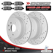 308mm Rear Brake Rotors + Brake Pads for Nissan 350Z 370Z Infiniti G35 G37 M35