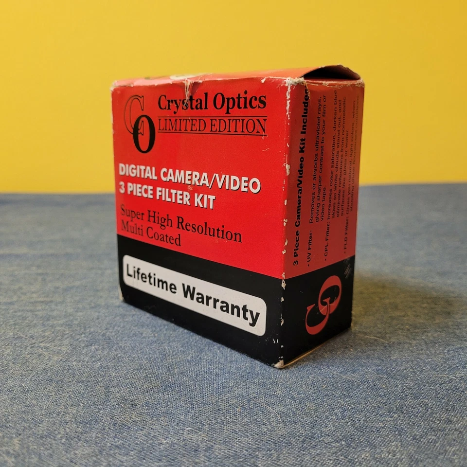 Crystal Optics Limited Edition Camera Lens Filter 3 Filter Kit UV CPL FLD 67mm - Image 2 of 4