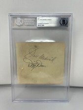 Mort Cooper Dizzy Dean Joe Medwick Signed Cardinals Greats Cut Page Beckett Auto