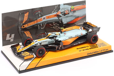 Lando Norris McLaren MCL35M #4 3rd Monaco GP Formel 1 2021 1:43 Minichamps