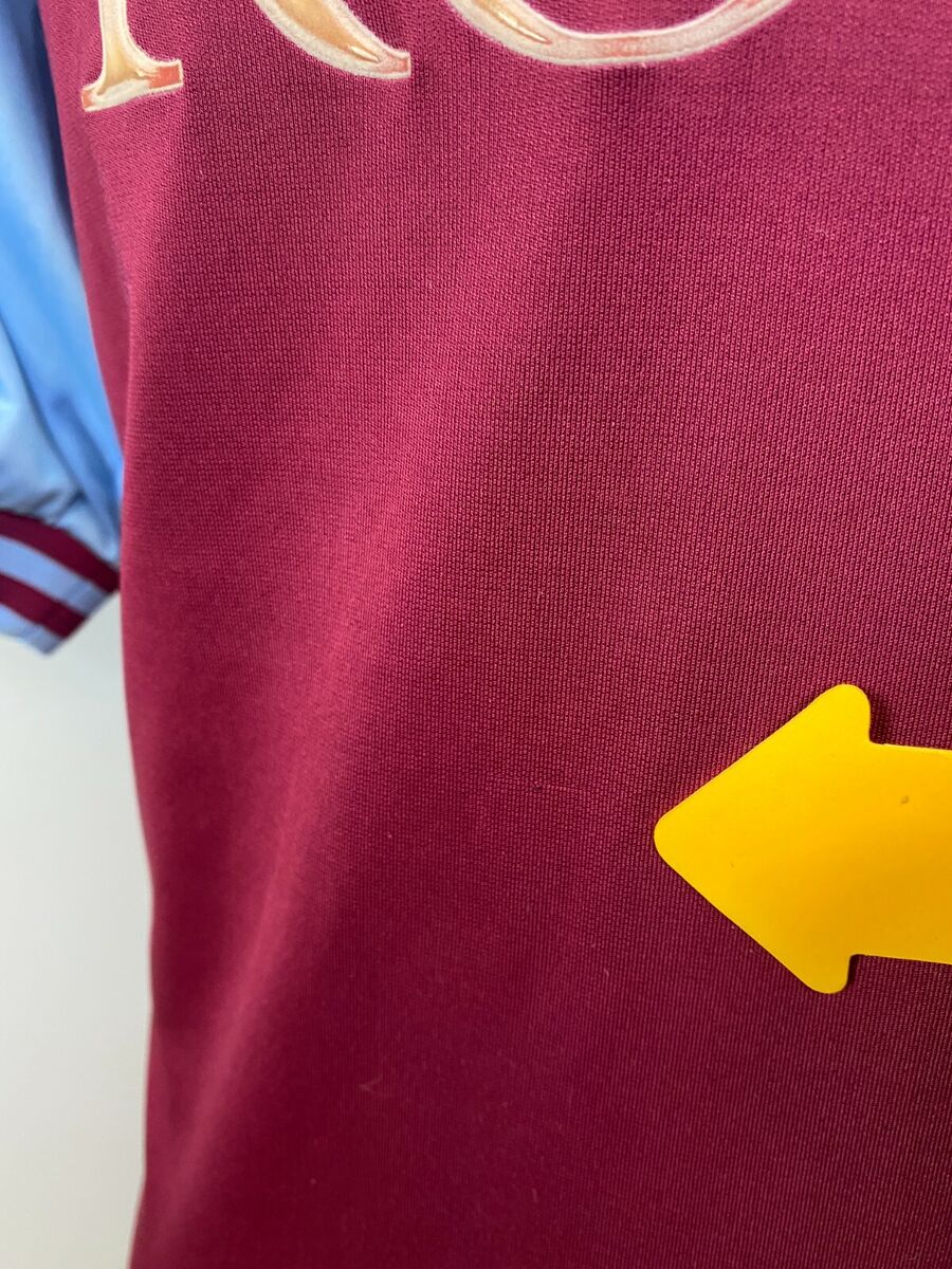 ASTON VILLA 2002 2003 DELANEY HOME SHIRT FOOTBALL SOCCER ASTON VILLA 2002 2003 DELANEY HOME SHIRT FOOTBALL SOCCER
