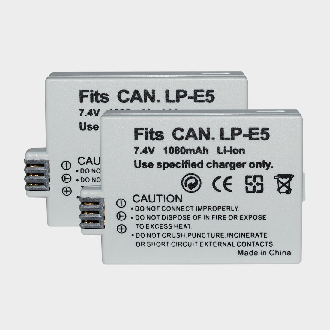 Batterie LP-E5 OTB Pour Canon EOS 1000D / Rebel XS - Neuf Originale, Remplacement Appareil Photo