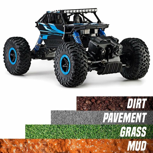 Monster Truck de radiocontrol 4x4 vehículo todoterreno 2,4 GHz control remoto buggy rastreador coche EE. UU. - Imagen 14 de 25