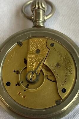 Antique 1902 Waltham Pocket Watch 18S 15J #11311246 Grade 81 Model