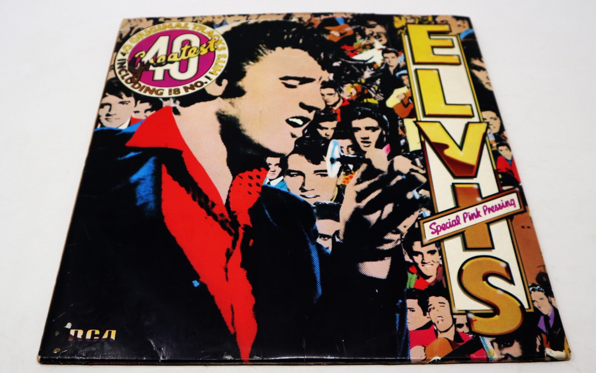 Elvis Presley Elvis's 40 Greatest UK盤 LP Elvis – Seine 40 Grössten Hits – 2 x Vinyl (Gatefold, LP