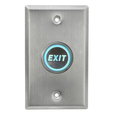 Stainless Steel Door Release Exit Button with LED Indicator for Access Control
