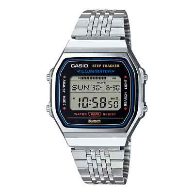 Casio Retro Unisex Uhr Digital Bluetooth  Steptracker ABL-100WE-1AEF
