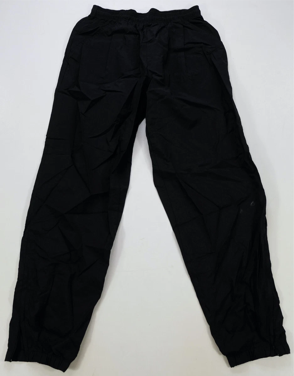 Rare Vintage NIKE Tonal Spell Out Small Swoosh Track Pants 90s 2000s White Tag L