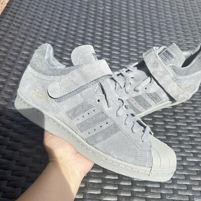 Adidas Pro Shell 80s Triple Grey Men's Athletic Shoes BZ0210 Size 7.5