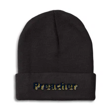Beanies for Men Preacher Winter Hats for Women Acrylic Skull Cap 1 Size