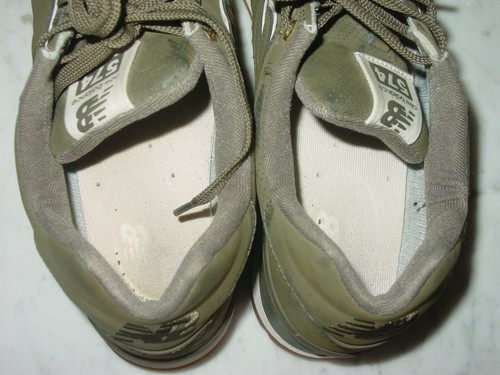 Mens New Balance 574 "ML574HRX" Outdoor Olive Running Shoes! Size 11 Sold As Is! - Picture 4 of 12
