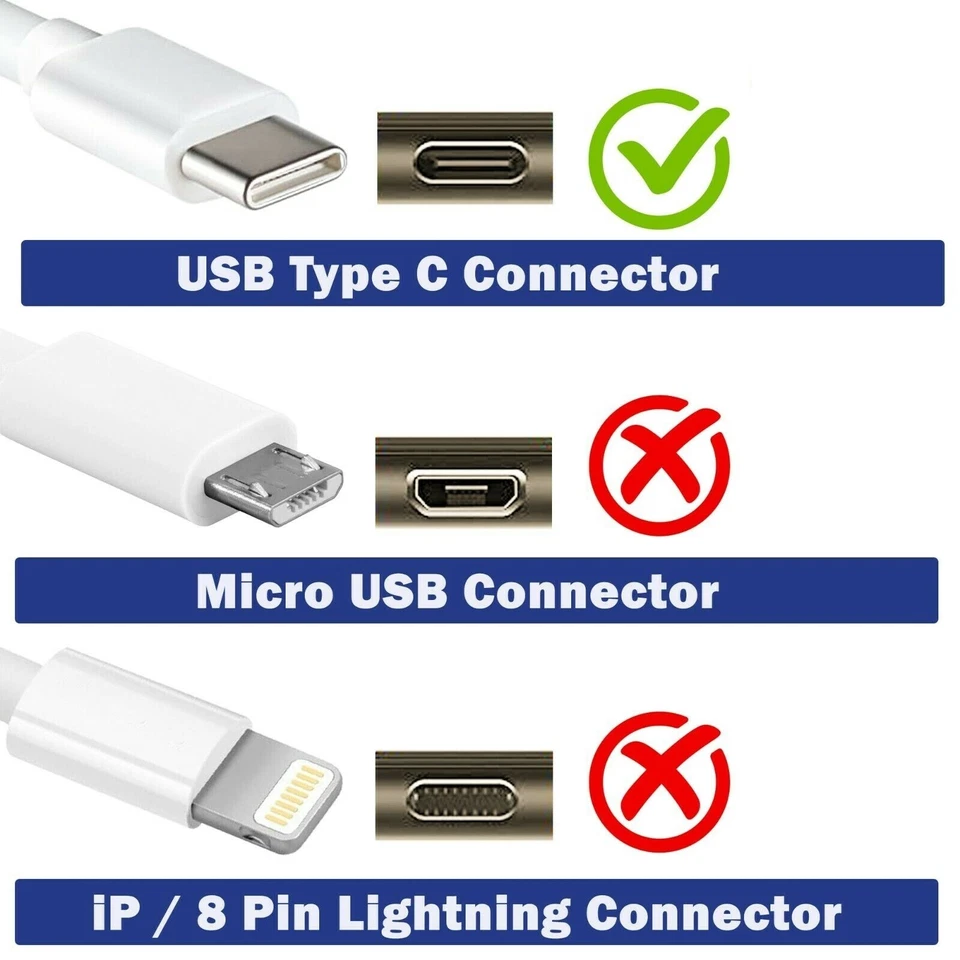USB C To USB C Fast Charger PD 60W Type C Phone iPad MacBook laptop Samsung Lot - Image 2 of 4