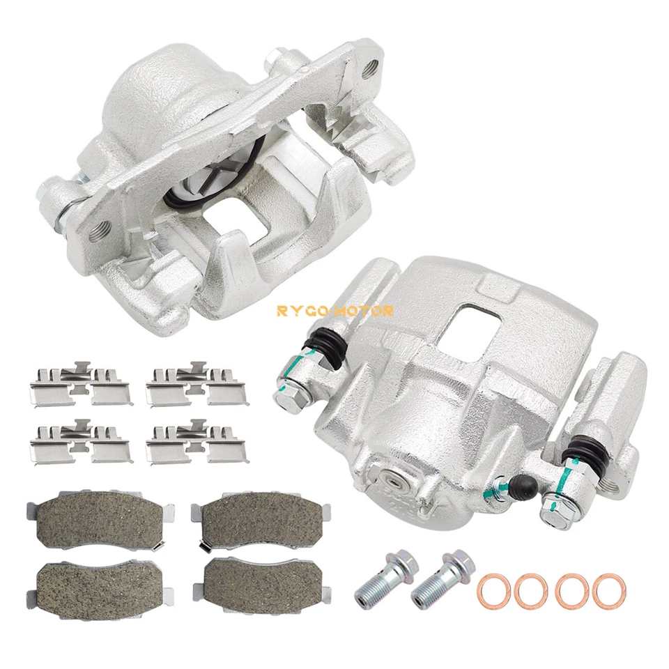 Front Brake Calipers & Ceramic Pads Kit for Honda Big Red 700 MUV700 2009-2013 - Image 3 of 4