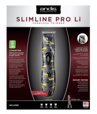 ANDIS SLIMLINE PRO LI (LITHIUM) (D8) NATION CROWN CORDLESS RECHARGEABLE TRIMMER