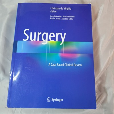 Surgery A Case Based Clinical Review Springer-Paperback-2015