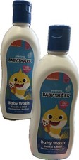 2 Bottles Of Baby Shark Gentle and Mild Baby Wash, 10 fl oz