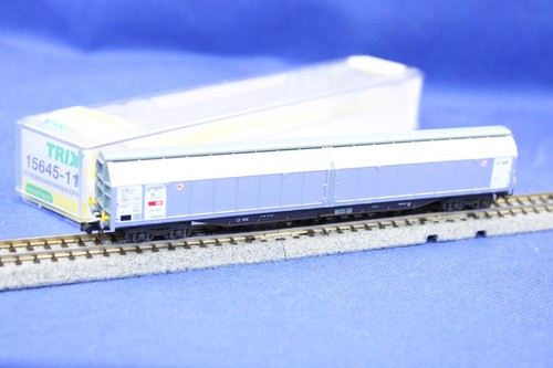 Minitrix 15645-11 SBB Schiebewandwagen in silber/Neu/OVP | Condition: Neu