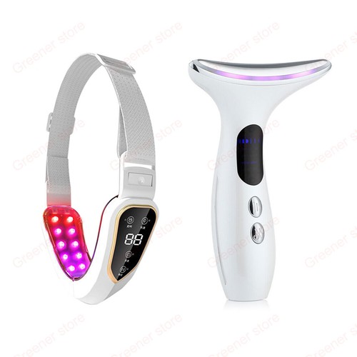LED Microcurrent Facial Skin Tightening Firming Device V-Face Neck Lift Beauty - Picture 22 of 26