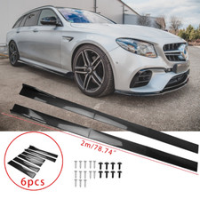 78.7" Carbon Optik Sideskirts Seitenschweller für Mercedes E-Klasse S213 E63 AMG 78.7" Carbon Optik Sideskirts Seitenschweller für Mercedes E-Klasse S213 E63 AMG