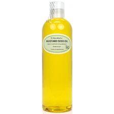 12 OZ MUSTARD SEED OIL 100% PURE COLD PRESSED ORGANIC