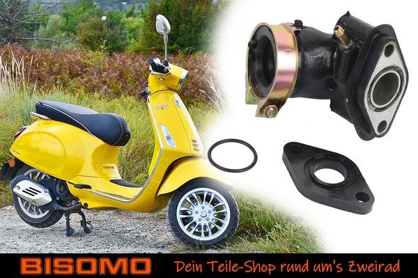 Ansaugstutzen Isolator Baotian REX Explorer SYM 50Ccm GY6 4T 139 Qmb/Qma Roller-image