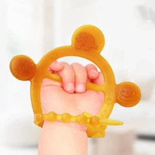 Baby Toys Teether Food Grade Safe Silicone Baby Dental Chewer Bracelet Soft