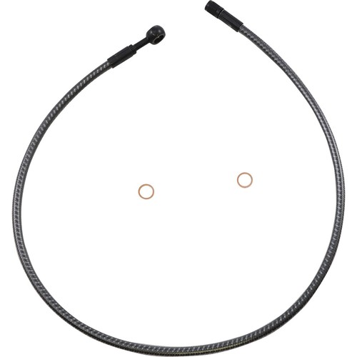 Magnum Brake Line - Front - 10 mm - 180° - 32" - Karbonfibr AS77632 - 第 1/3 張圖片