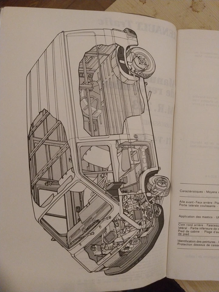 Manuel Reparation Carrosserie MR 223 Renault Trafic 1.4 Ess 2.1 Diesel T1 T4 T5 - Photo 4/4