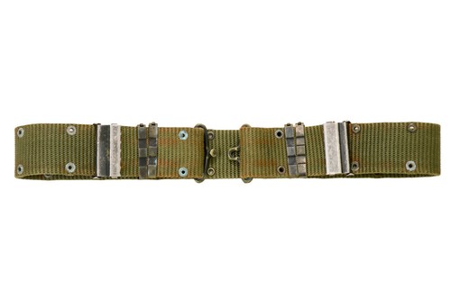 Medium - US Military Individual Equipment Belt Metal Buckle ALICE LC-1 LC1 Green