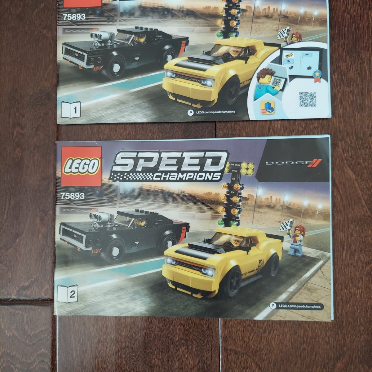 チャッピー Lego INSTRUCTION BOOKLET ONLY 75893 Speed Champions Dodge Demon