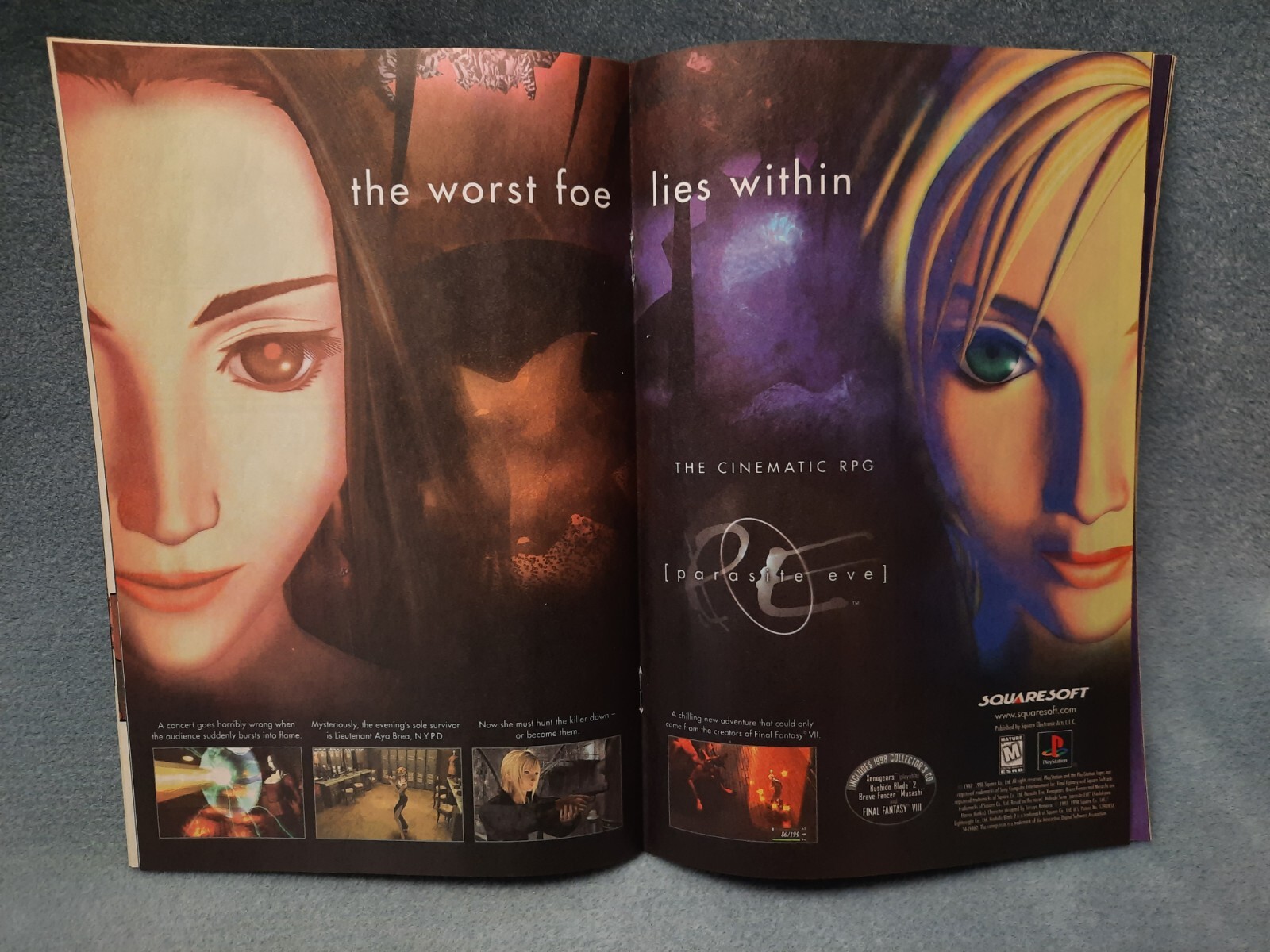 Parasite Eve Series PS1 RPG Reproduction Case 