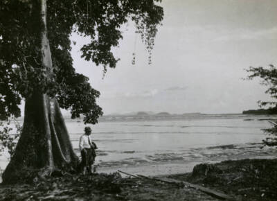 The Beach Old Panama 1924 OLD PHOTO