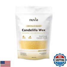 Candelilla Wax 100 Pure and Natural, Vegan - Vegetable Wax; Food and Cosmeti