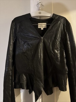 Hinge Designed In Seattle 100% leather jacket Black